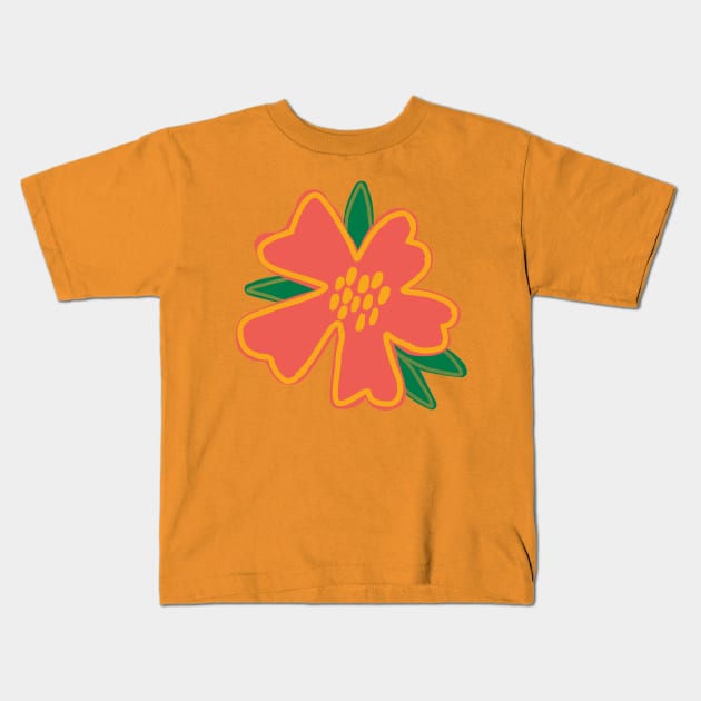 Hawaiian Vibes Kids T-Shirt by Haleys Hand